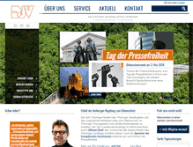 Tablet Screenshot of djv-thueringen.de